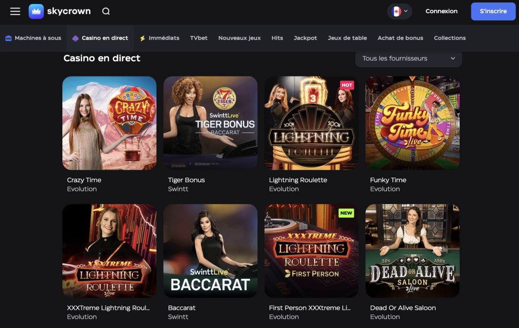 SkyCrown Casino en direct SkyCrown Casino en direct