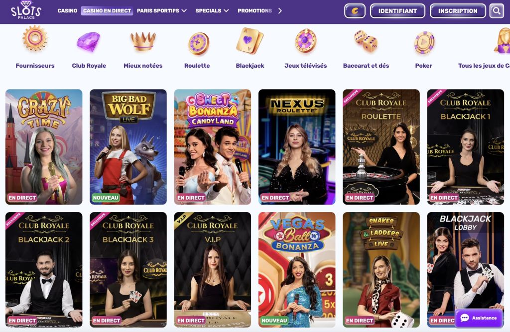 SlotsPalace Casino en direct SlotsPalace Casino en direct