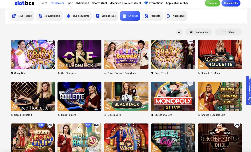 Slottica Casino en direct Slottica Casino en direct