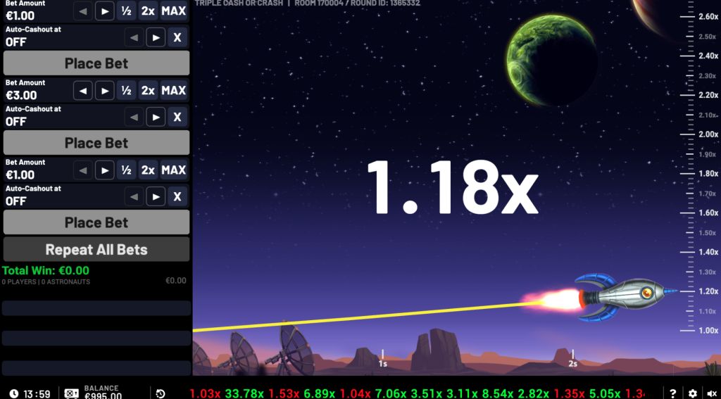 Machine à sous Triple Cash Or Crash