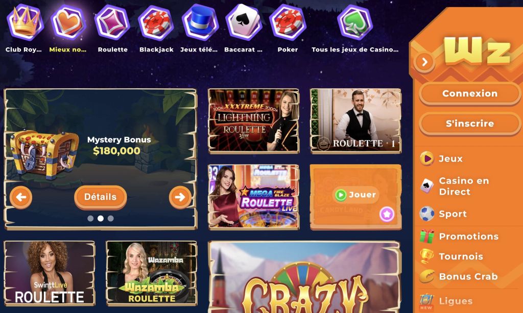 wazamba casino