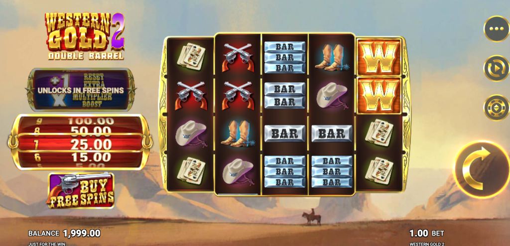 Machine à sous Western Gold 2