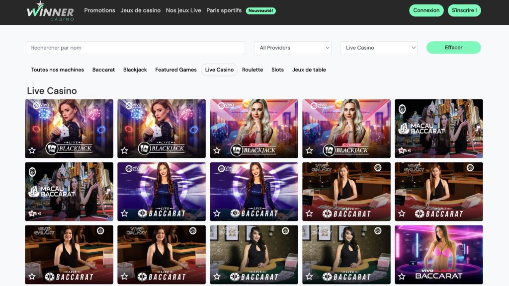 WinnerCasino en direct WinnerCasino en direct