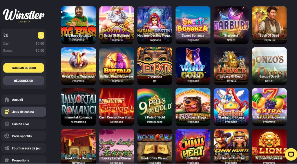 Winstler Casino jeux Winstler Casino jeux