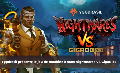 Yggdrasil présente le jeu de machine à sous Nightmares VS GigaBlox