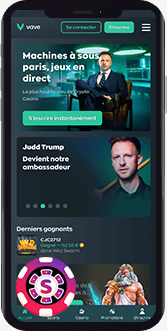 VAVE Casino mobile