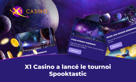 X1 Casino a lancé le tournoi Spooktastic