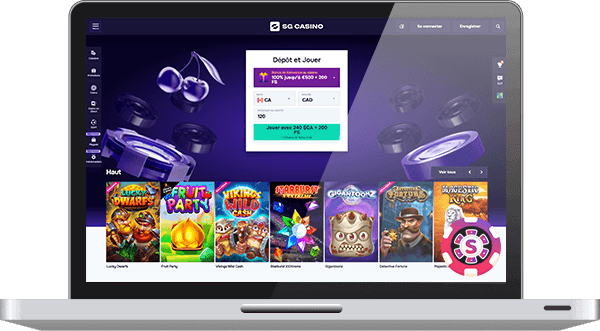 SG Casino jeux
