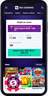 SG Casino mobile