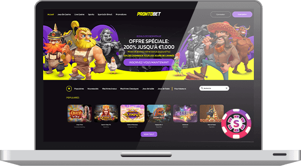 ProntoBet Casino jeux