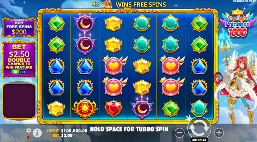 Starlight Princess 1000 Jeu