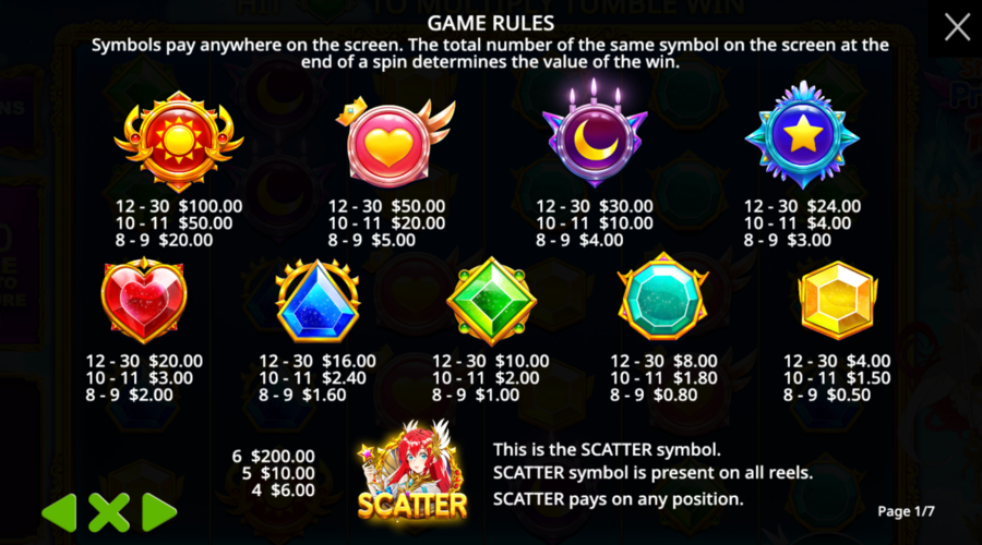 Starlight Princess 1000 Symboles