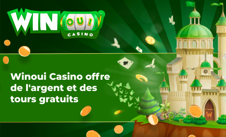 Winoui Casino offre de l'argent et des tours gratuits