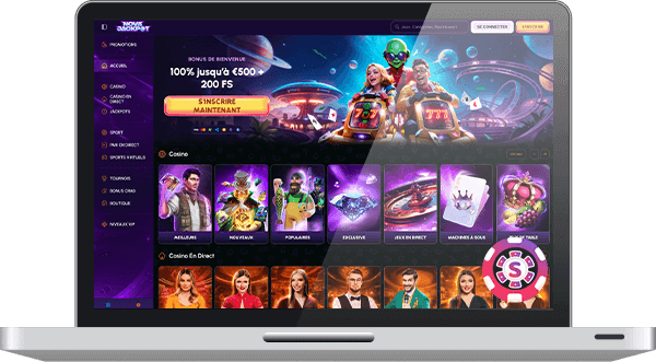 NovaJackpot Casino jeux