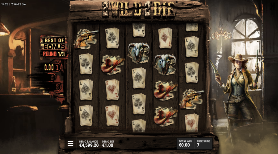 Machine a sous 2 Wild 2 Die Free Spins