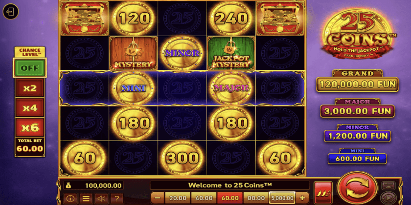 25 Coins