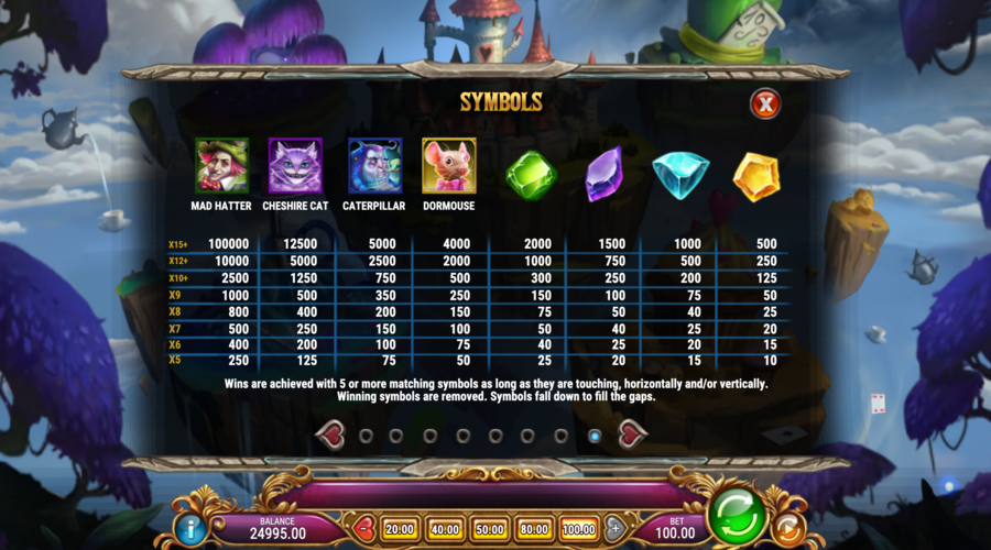 Agent of Hearts Symboles