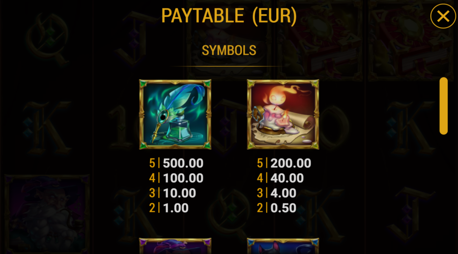 Symboles 1 Book of Wisdom Symboles 1