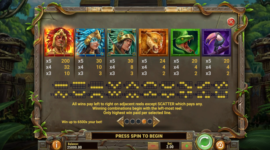 Symboles 2 Legacy of Inca Symboles 2