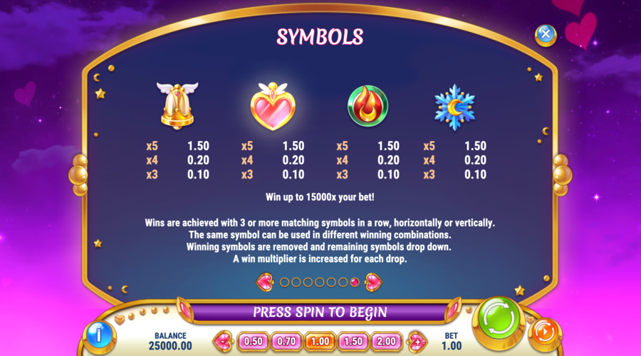 Moon Princess Power of Love Moon Princess Power of Love Symboles 1