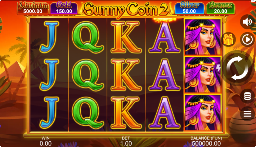 Sunny Coin 2 Hold The Spin Machine à Sous