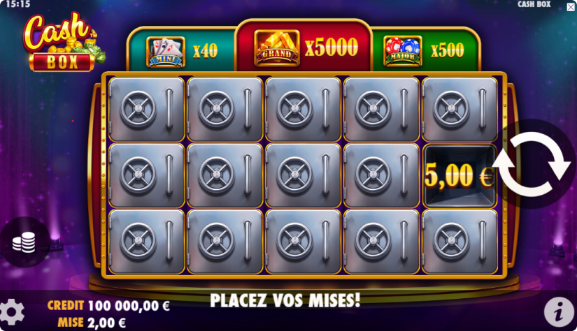 Cash Box Machine à Sous Cash Box Machine à Sous