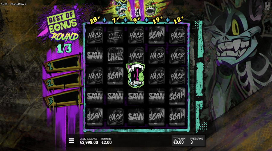 Chaos Crew 2 Free Spins