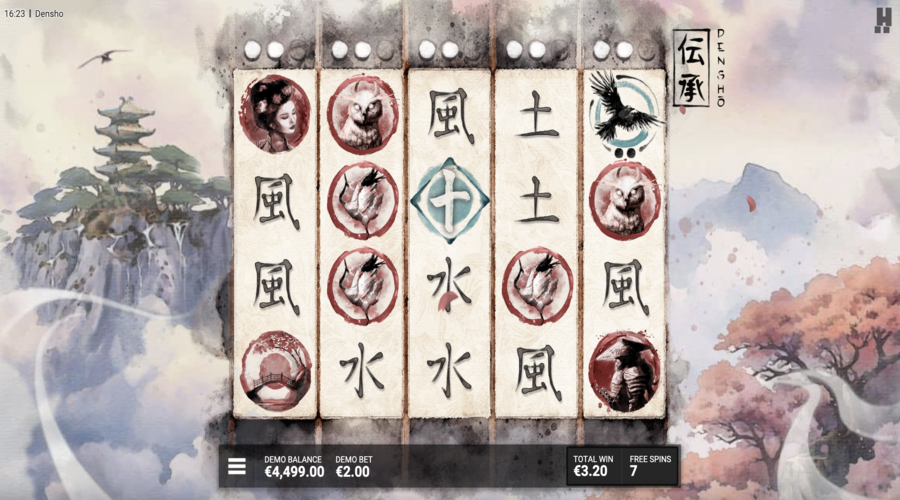 Jeu Densho Free Spins