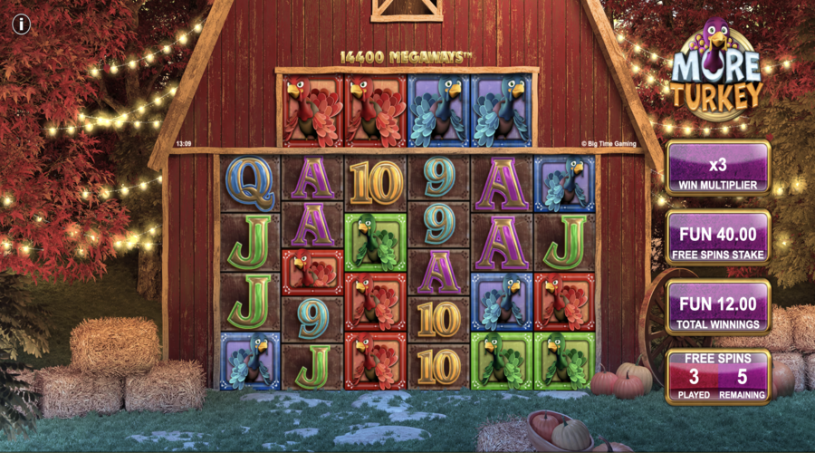 More Turkey Free Spins