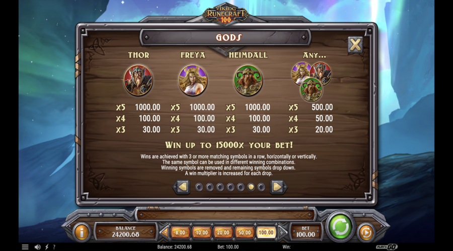 Viking Runecraft 100 Symbolse du jeu