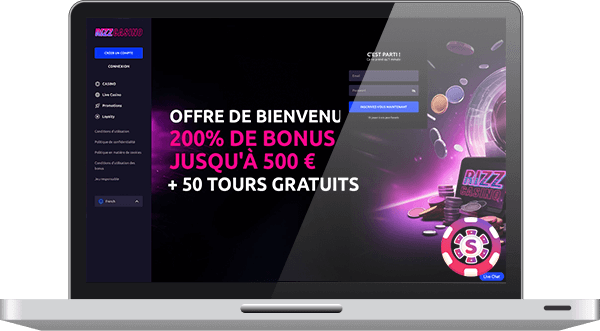 Rizz Casino jeux