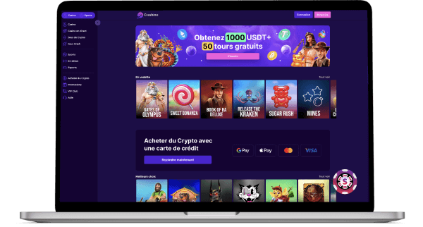 Crashino Casino jeux