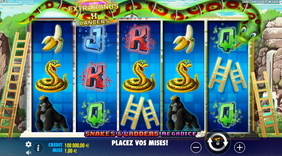 Snakes and Ladders Megadice Jeu Snakes and Ladders Megadice Jeu