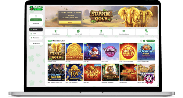 AllWins Casino jeux
