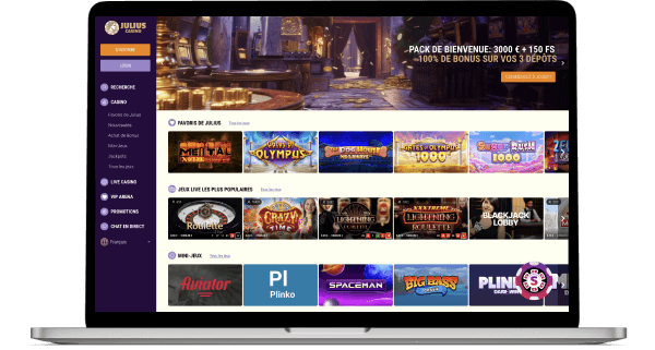 Julius Casino jeux