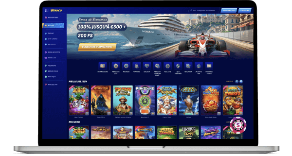 Wonaco Casino jeux