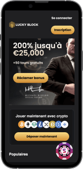 Lucky Block Casino mobile