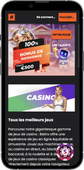 Betiro Casino mobile