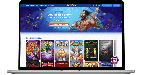 Posido Casino | Avis 2025 & Bonus jusqu'à 500€ + 200 Free Spins