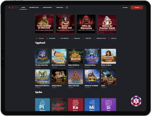 Riviera Casino jeux