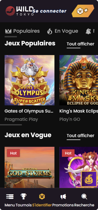 Wild Tokyo Casino Mobile