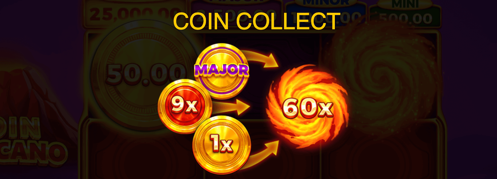 Coin Volcano Coin Collect