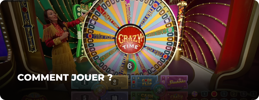 Comment jouer à Crazy Time