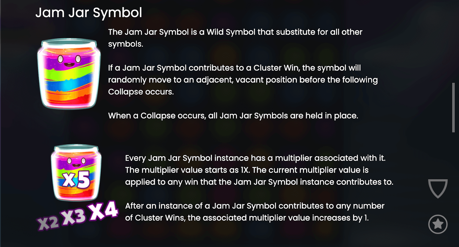 Jammin Jars Symboles