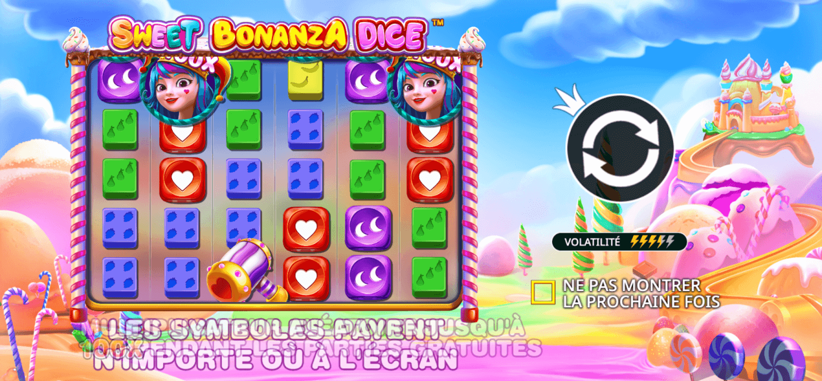 Machine à sous Sweet Bonanza Dice Machine à sous Sweet Bonanza Dice