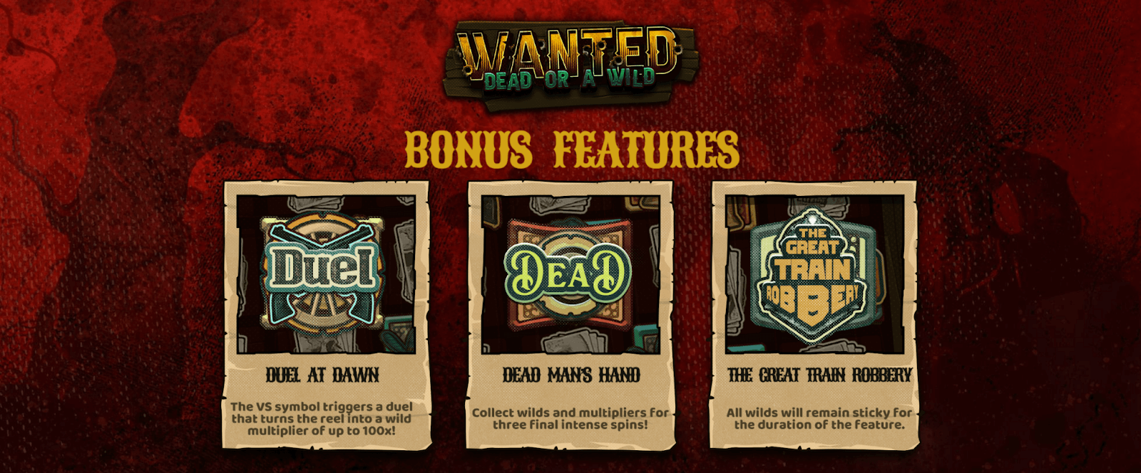 Machine à sous Wanted Dead or a Wild Machine à sous Wanted Dead or a Wild