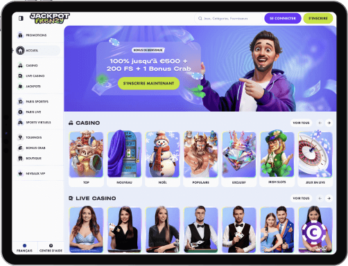 JackpotFrenzy Casino jeux