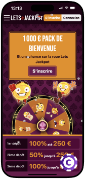 LetsJackpot Casino mobile