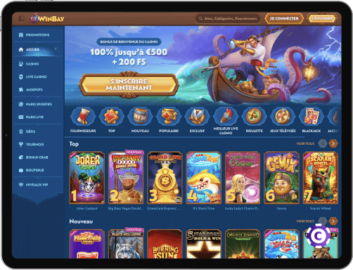 Winbay Casino jeux