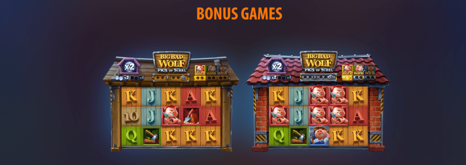 Big Bad Wolf: Pigs of Steel Jeux Bonus